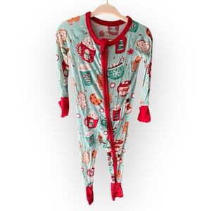 Little Sleepies Santa mug Christmas onesie